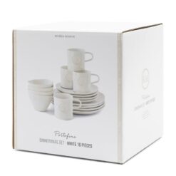 Alternative view of Rivièra Maison - Portofino Dinnerware Set of 16 white