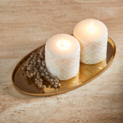 Alternative view of RM - Gabrielle Candle Platter Oval