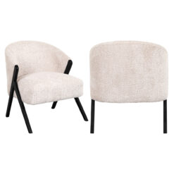 Lounge stoel Mia customized fire retardant