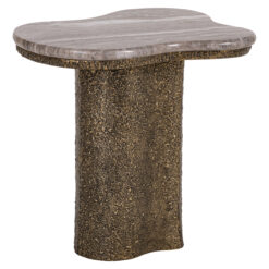 Bijzettafel Abandos brass antique