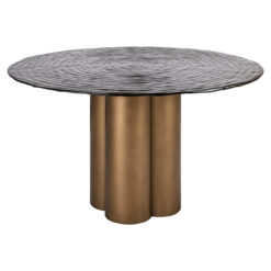 Eettafel Glastonburry gold antique 135Ø