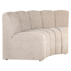 Eetkamer bank Landmark be easy sand corner round - fully upholstered
