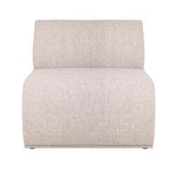 Eetkamer bank Sorrobon trendy cream straight - fully upholstered