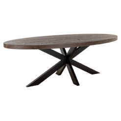 Eettafel Watson Dark brown/black 235