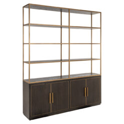 Wandkast Carter brown large 4-doors