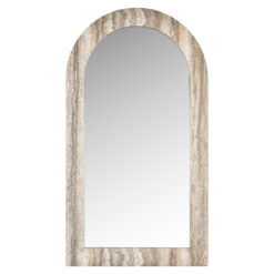 Spiegel Calvo grey faux travertine