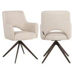 Eetkamerstoel Ginerva biscotti swivel